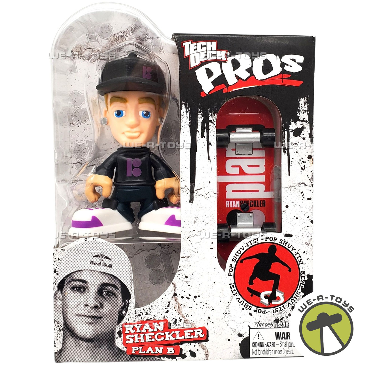 Tech Deck Pros Skateboard & Ryan Sheckler Plan B 4