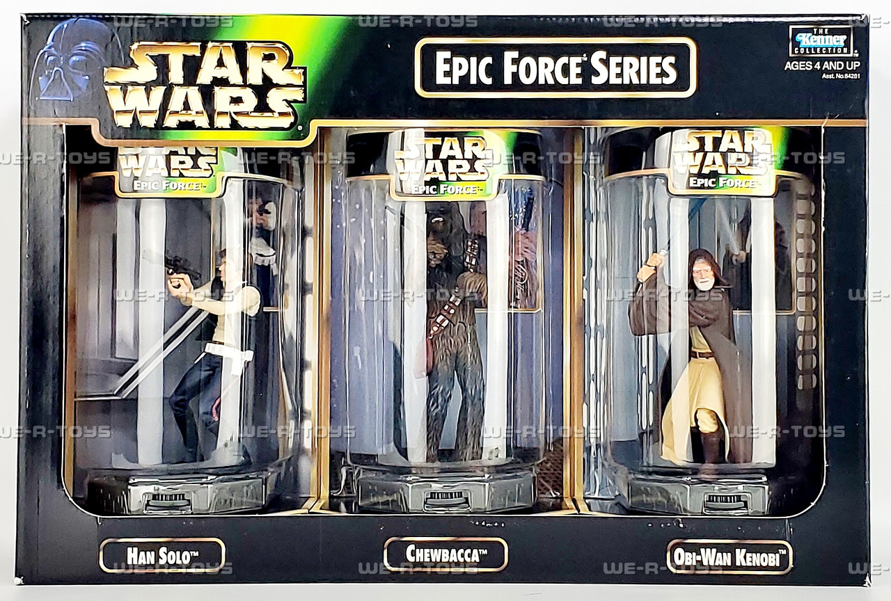 Star Wars Epic Force Han Solo Chewbacca and Obi-Wan Kenobi 3