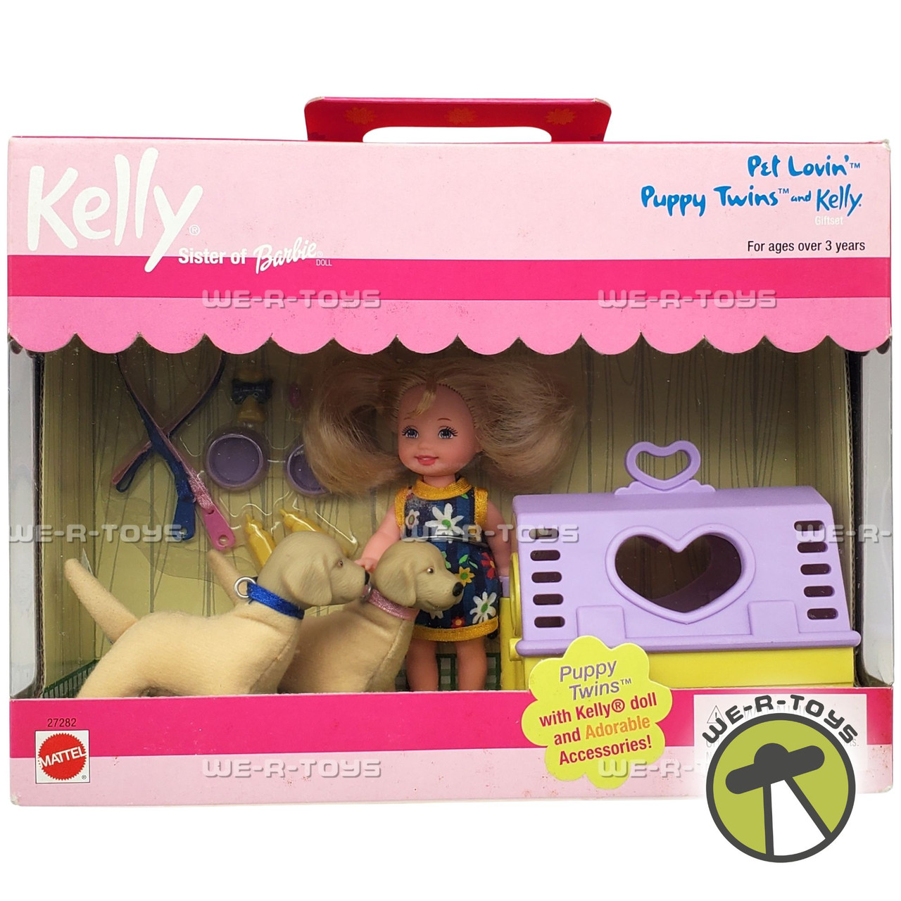Kelly Sister of Barbie Pet Lovin' Puppy Twins and Kelly Giftset
