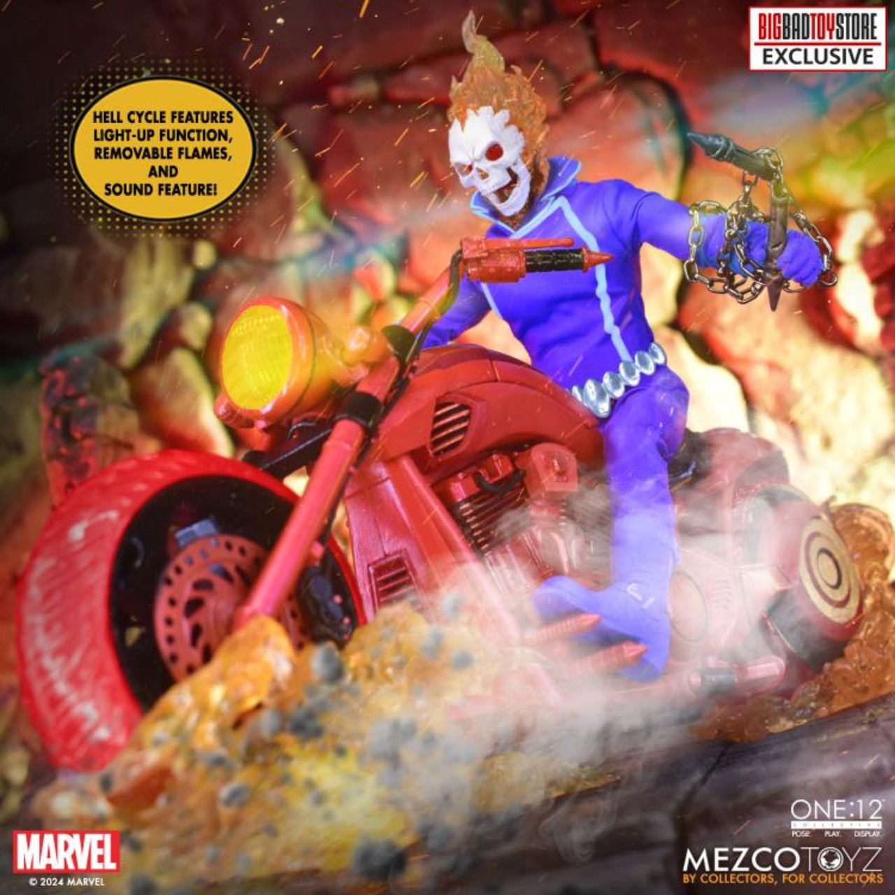 Marvel's Ghost Rider & Hell Cycle One:12 BBTS Exclusive Vengeance