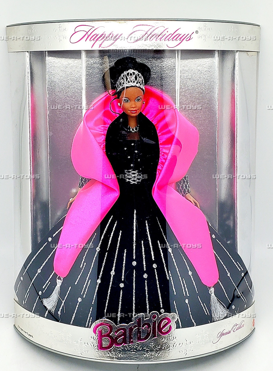 1998 Happy Holidays Barbie Doll African American Special Edition