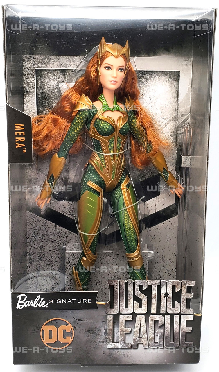 Barbie Signature DC Justice League Mera Doll 2017 Mattel DYX58