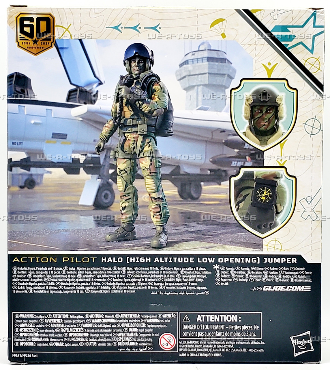 Joe Classified Series 60th Anniversary Action Pilot HALO