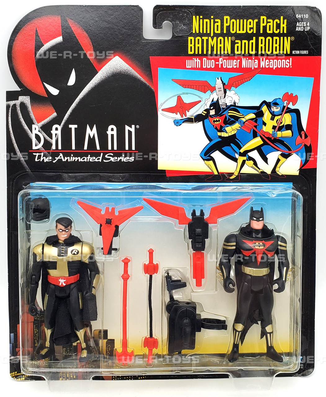 DC Batman The Animated Series Ninja Power Pack Batman and Robin