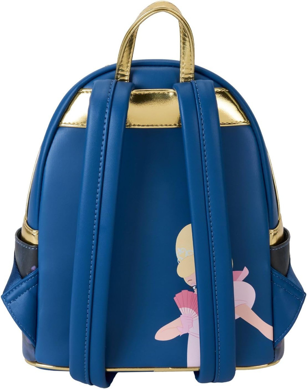 disney princess leather backpack Unisex | Large Cute PU Travel Purse Made of high quality vegan leather Disney Princess with Flowers Mini
