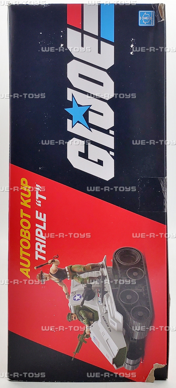 Transformers X GI Joe Kup Triple T, Sgt Slaughter, & Leatherneck