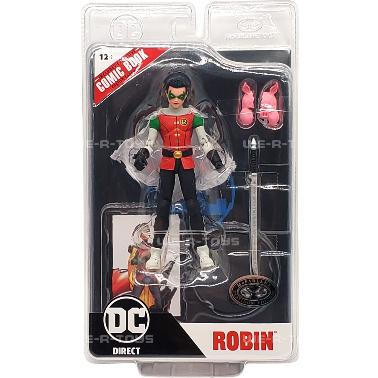 DC Direct Batman Reborn Robin Platinum Edition Figure with