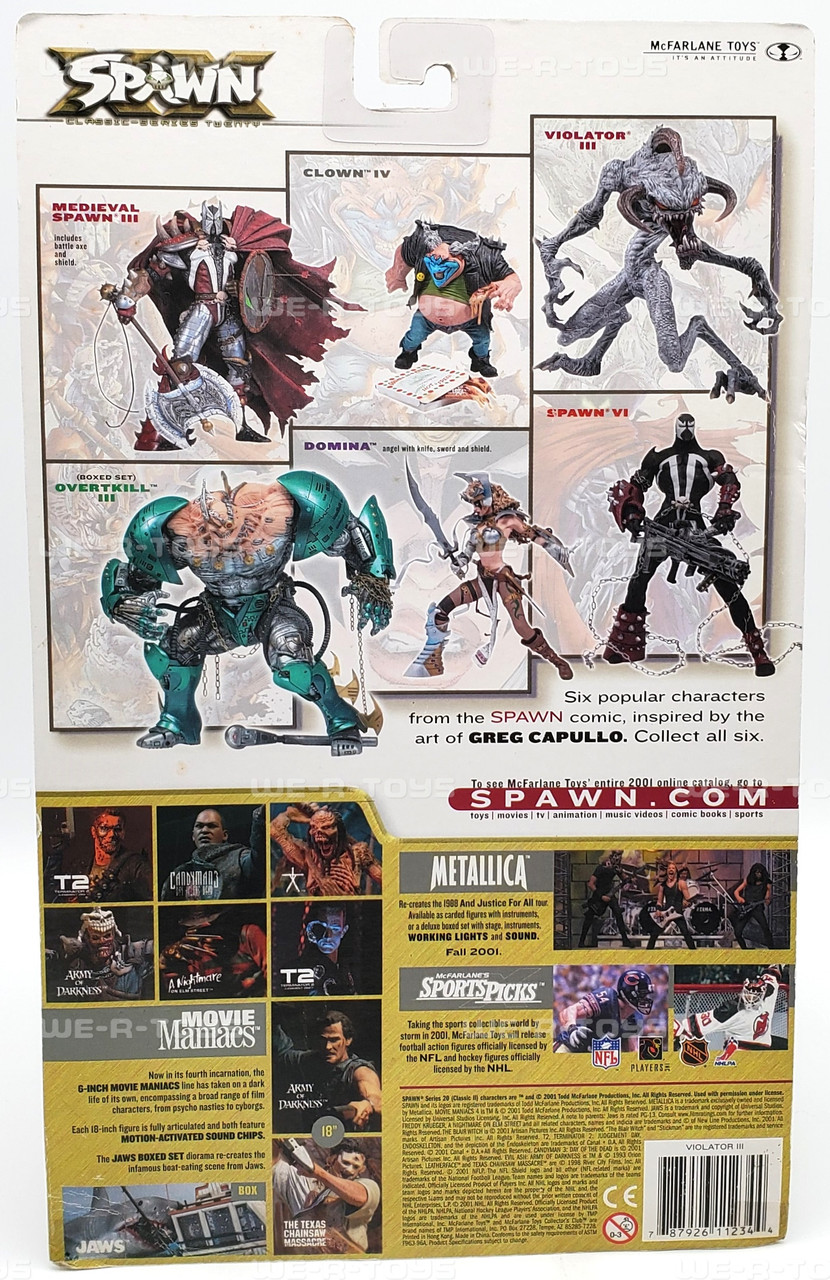 Spawn Classic-Series 20 Violator III Action Figure 2001 McFarlane