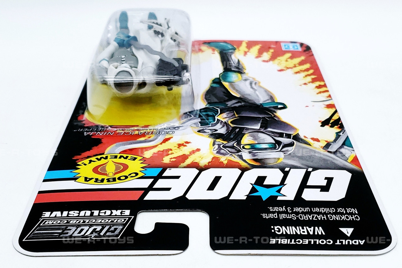 G.I. Joe Club Exclusive 4 Night Creeper Cobra Ice Ninja 3.75