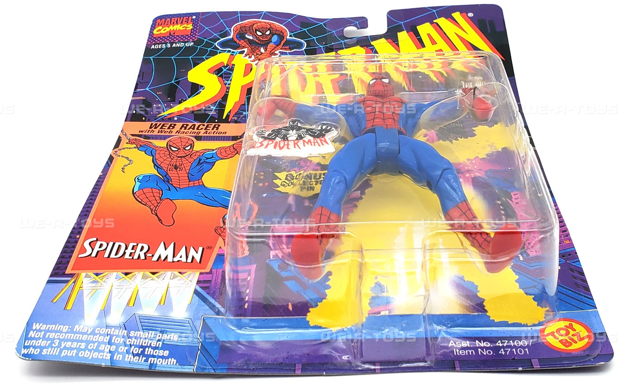 Marvel Spider-Man Animated Series Web Racer Action Figure 1994 Toy