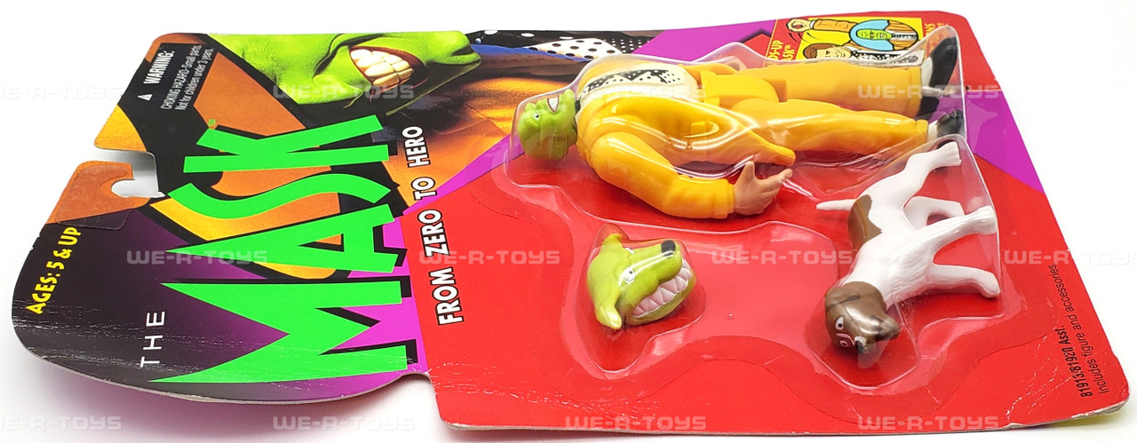 The Mask From Zero to Hero Heads-Up Mask Action Figure 1995 Kenner