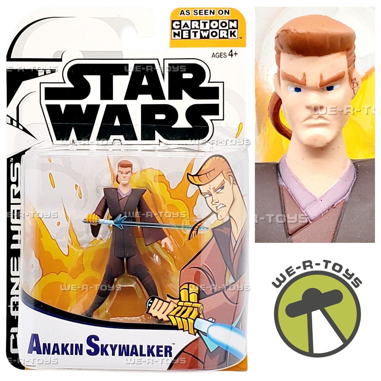 Star Wars Clone Wars Anakin Skywalker Action Figure 2003 Hasbro