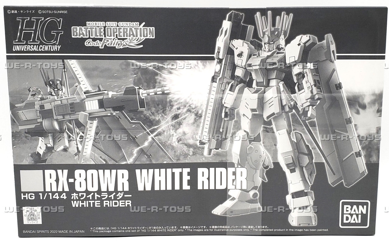 Gundam Code Fairy HGUC RX-80WR White Rider Plastic Model Kit 2022