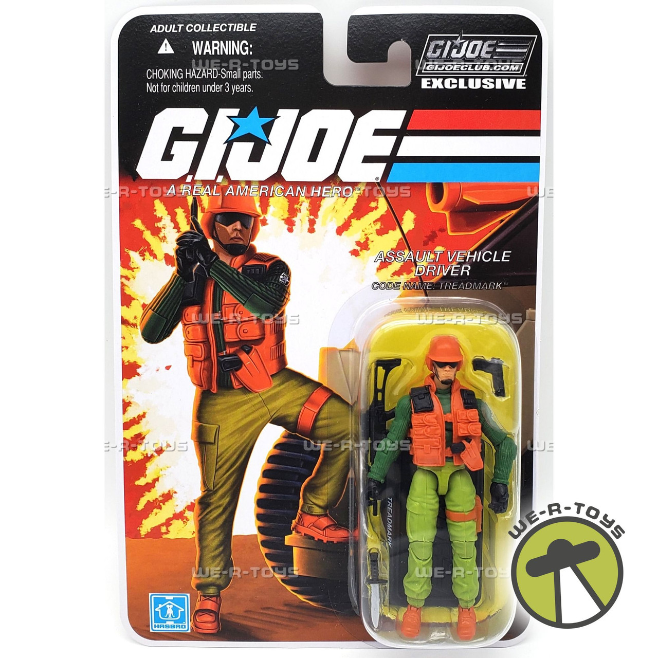 GI Joe ARAH Assault Vehicle Driver Treadmark Action Figure