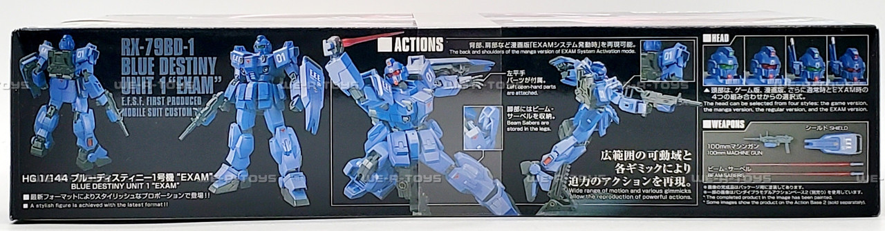 HGUC 1/144 Gundam RX-79BD-1 Blue Destiny Unit 1 EXAM Model Kit