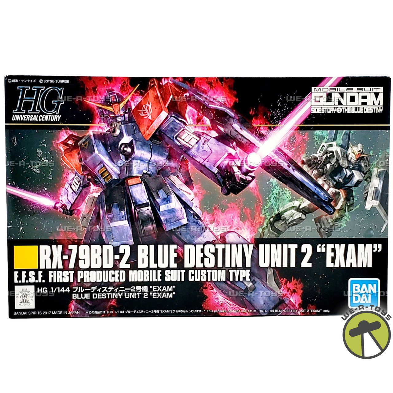 Gundam RX-79BD-2 Blue Destiny Blue Unit 2 Exam Building Kit - We-R