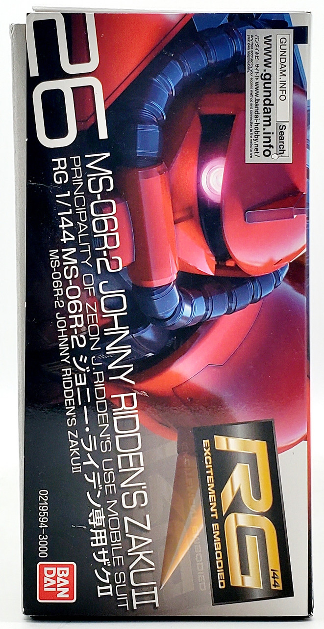 Gundam RG MS-06R-2 Johnny Ridden's Zaku II Mobile Suit Model Kit