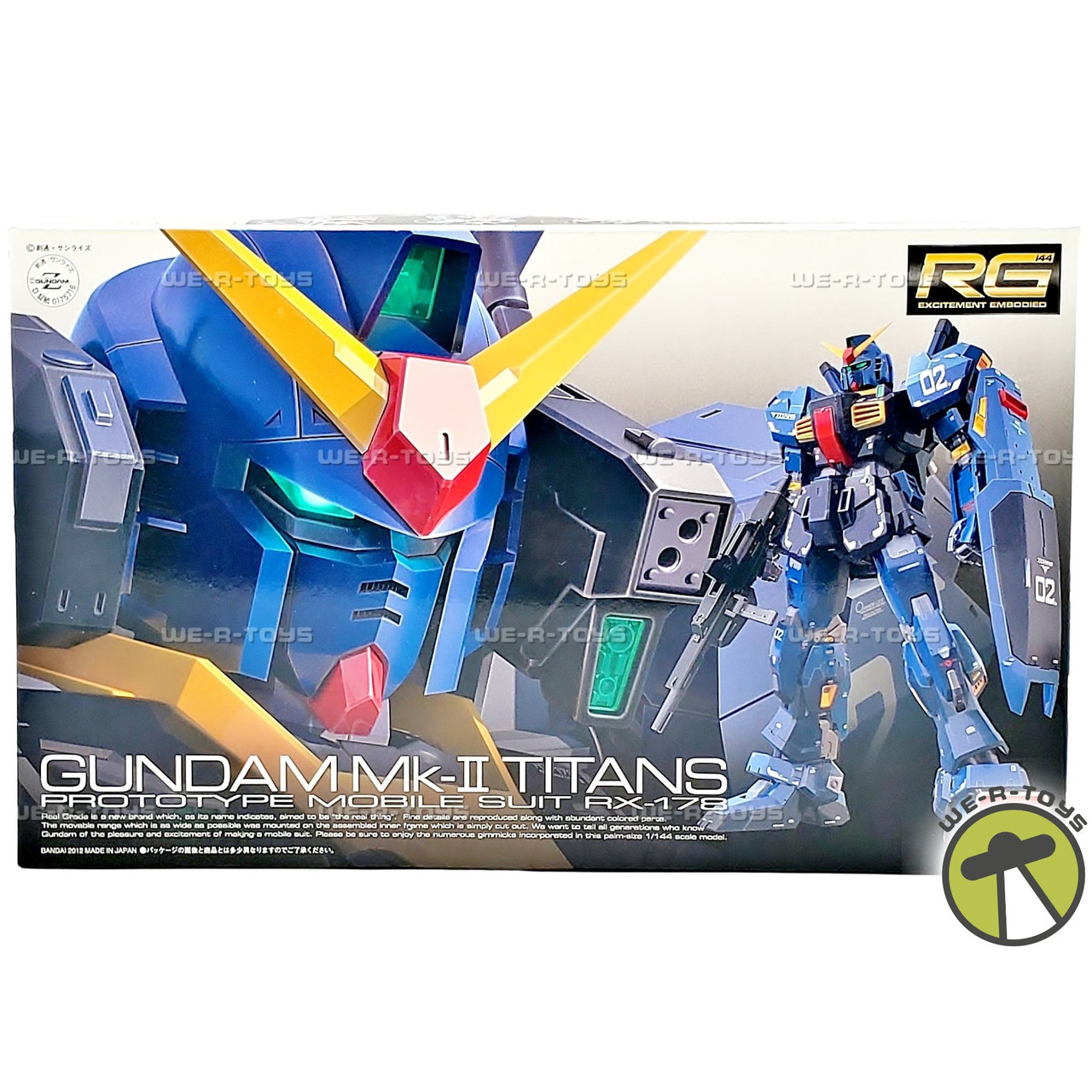 Hobby RG Gundam MK-II Titans Z RX-178 Mobile Suit Model Kit - We-R