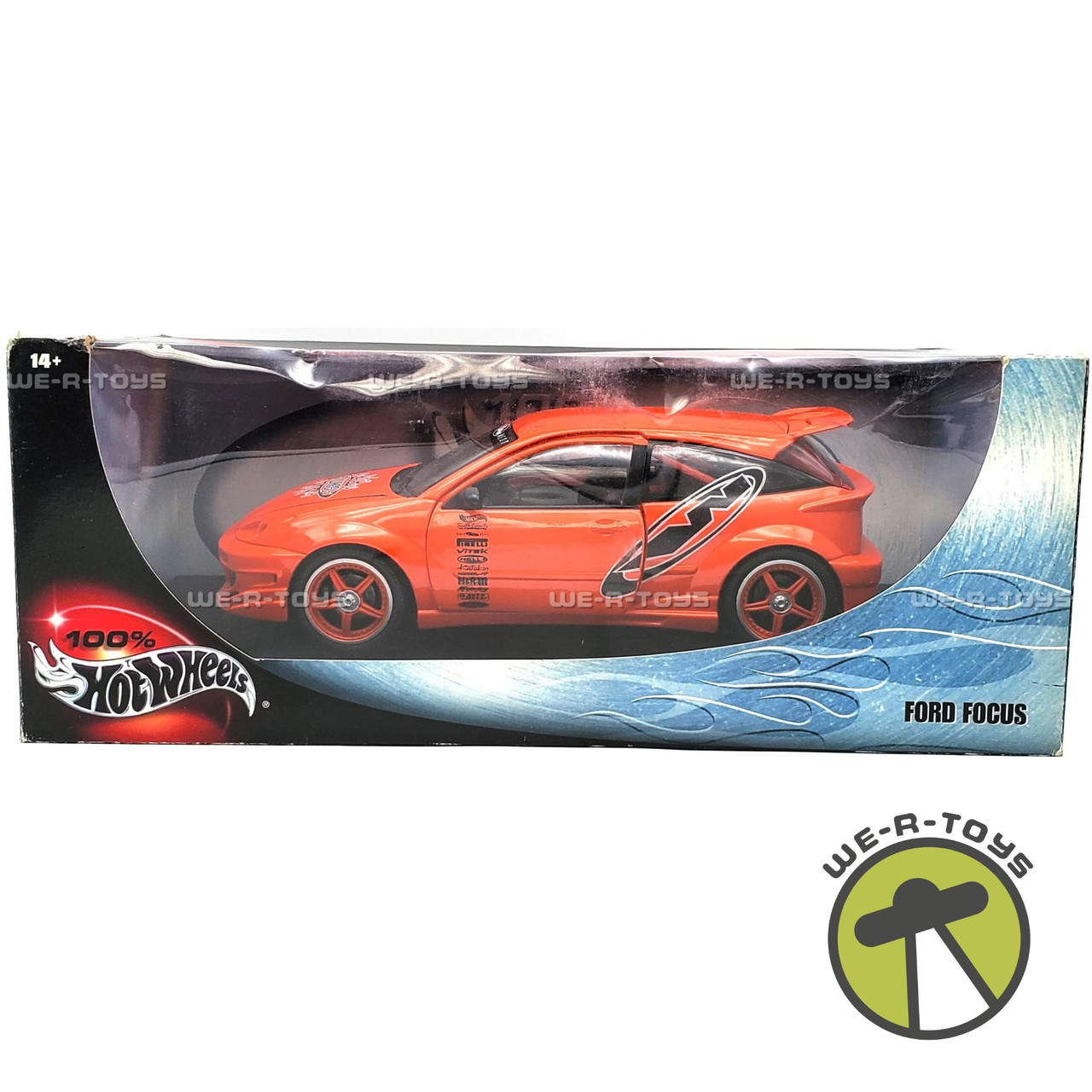 ヴィジョン　ホットトイズ 2.0 Hot Wheels 100% Ford Focus Wings West Orange Vehicle 2000 Mattel