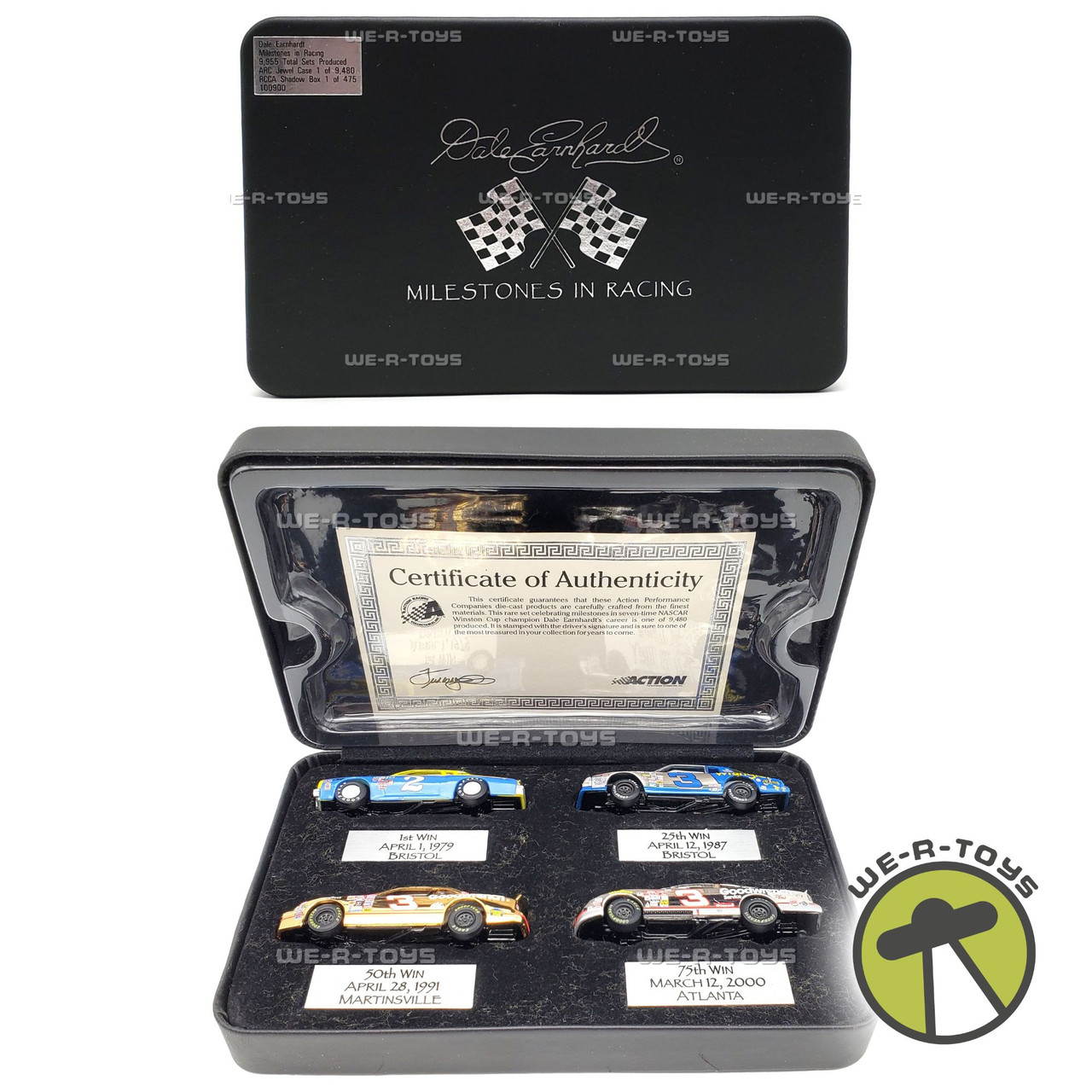 NASCAR Dale Earnhardt Milestones in Racing Set of 4 Die-Cast