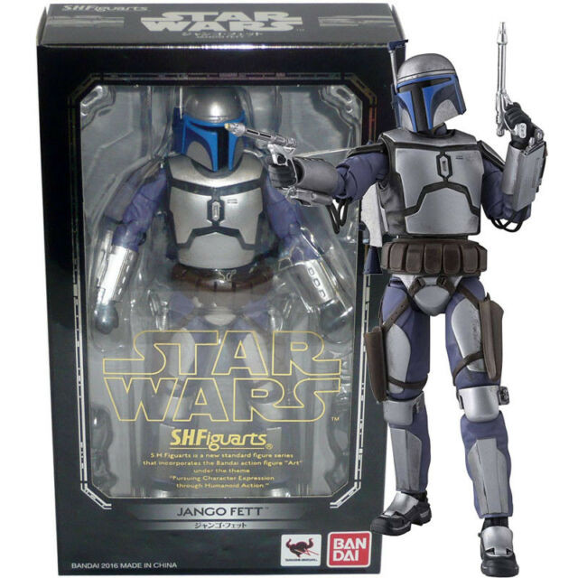 Star Wars S H Figuarts Jango Fett Action Figure 2016 Bandai