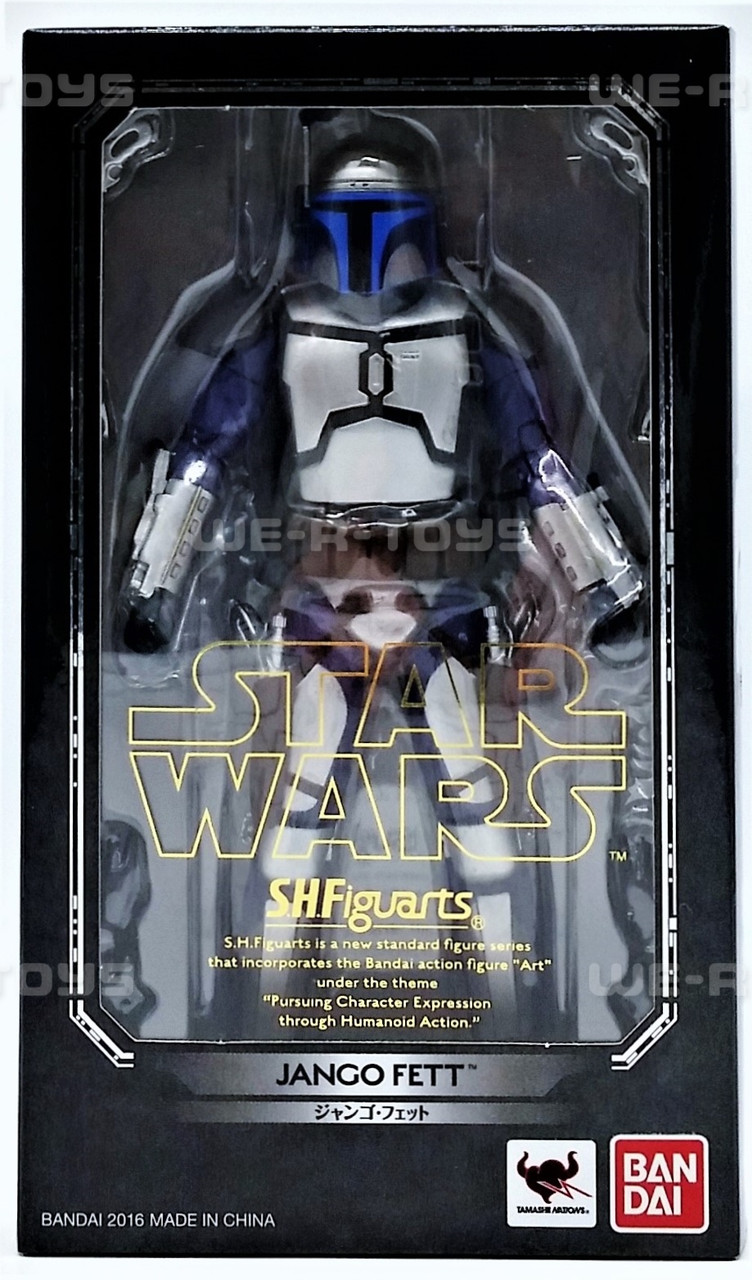 Star Wars S H Figuarts Jango Fett Action Figure 2016 Bandai