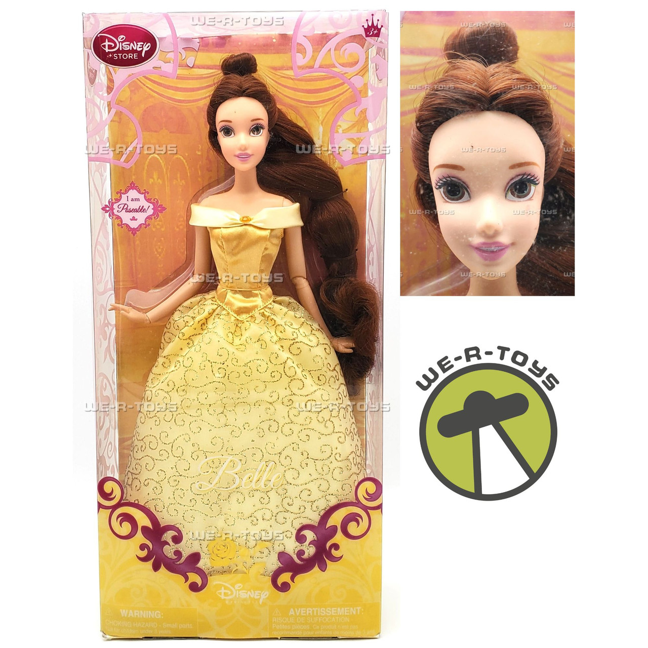 Disney Princess Beauty and the Beast 12" Poseable Belle Doll #201050 NRFB -  We-R-Toys