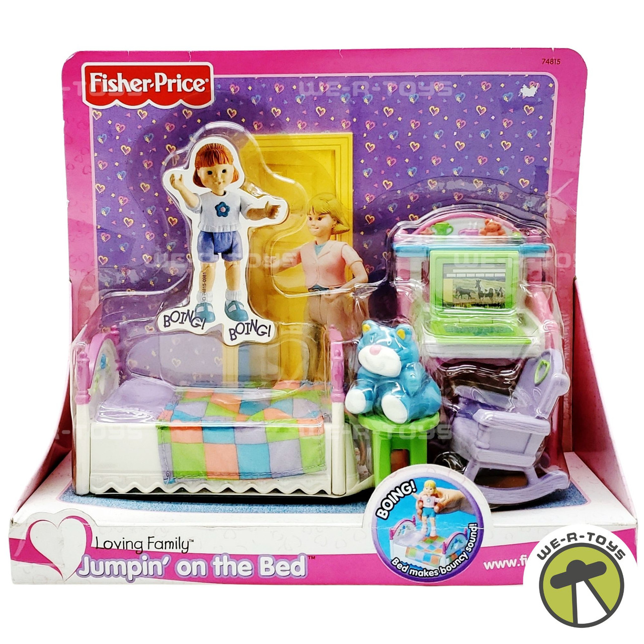 Fisher Price Loving Family Jumpin' on the Bed Doll Furniture