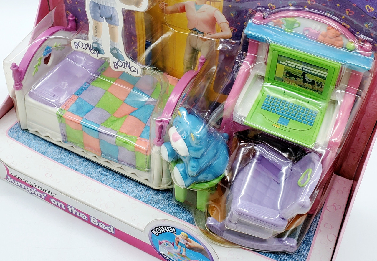 Fisher Price Loving Family Jumpin' on the Bed Doll Furniture