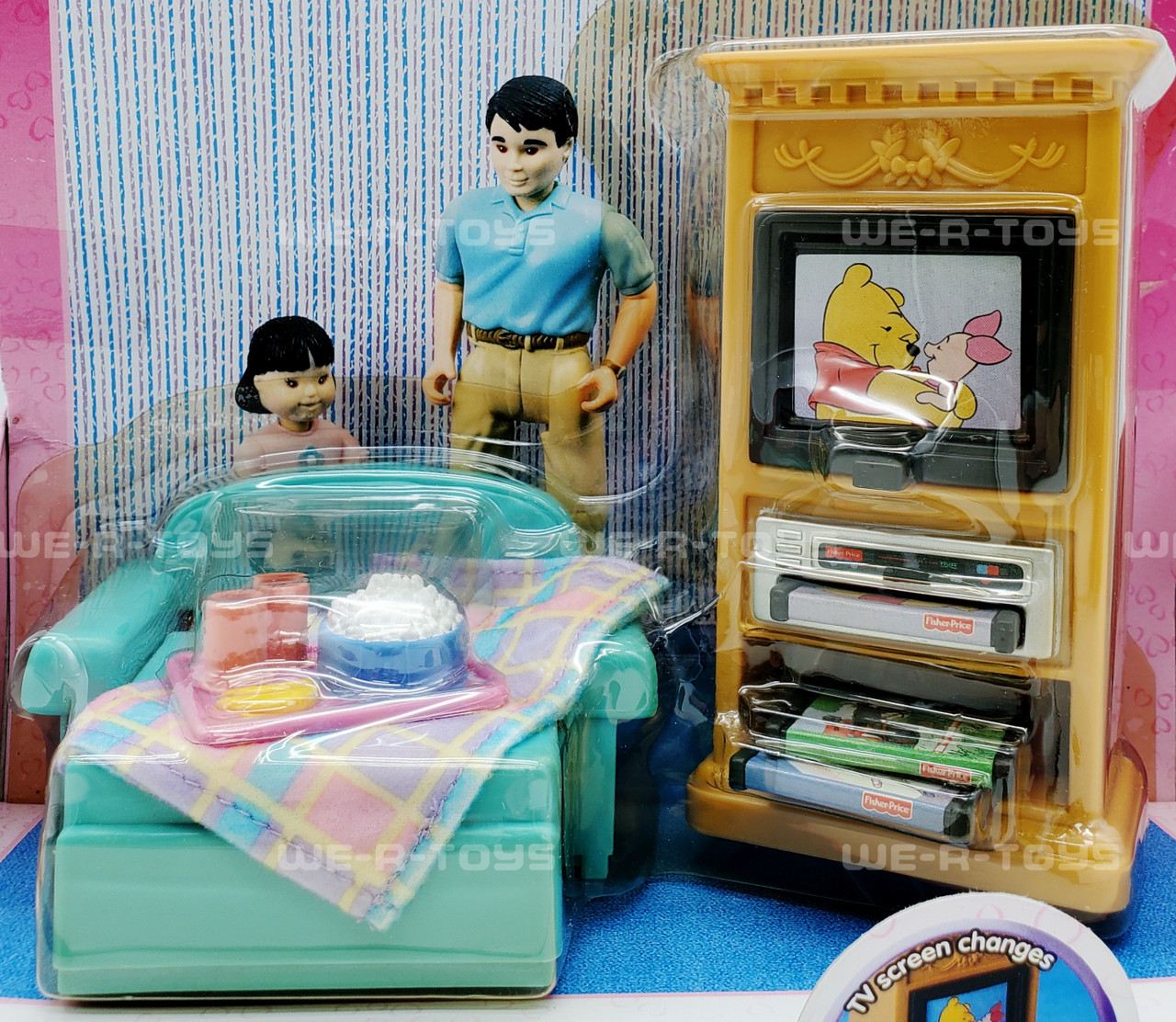 Fisher Price Loving Family Family Favorite Videos Doll Furniture