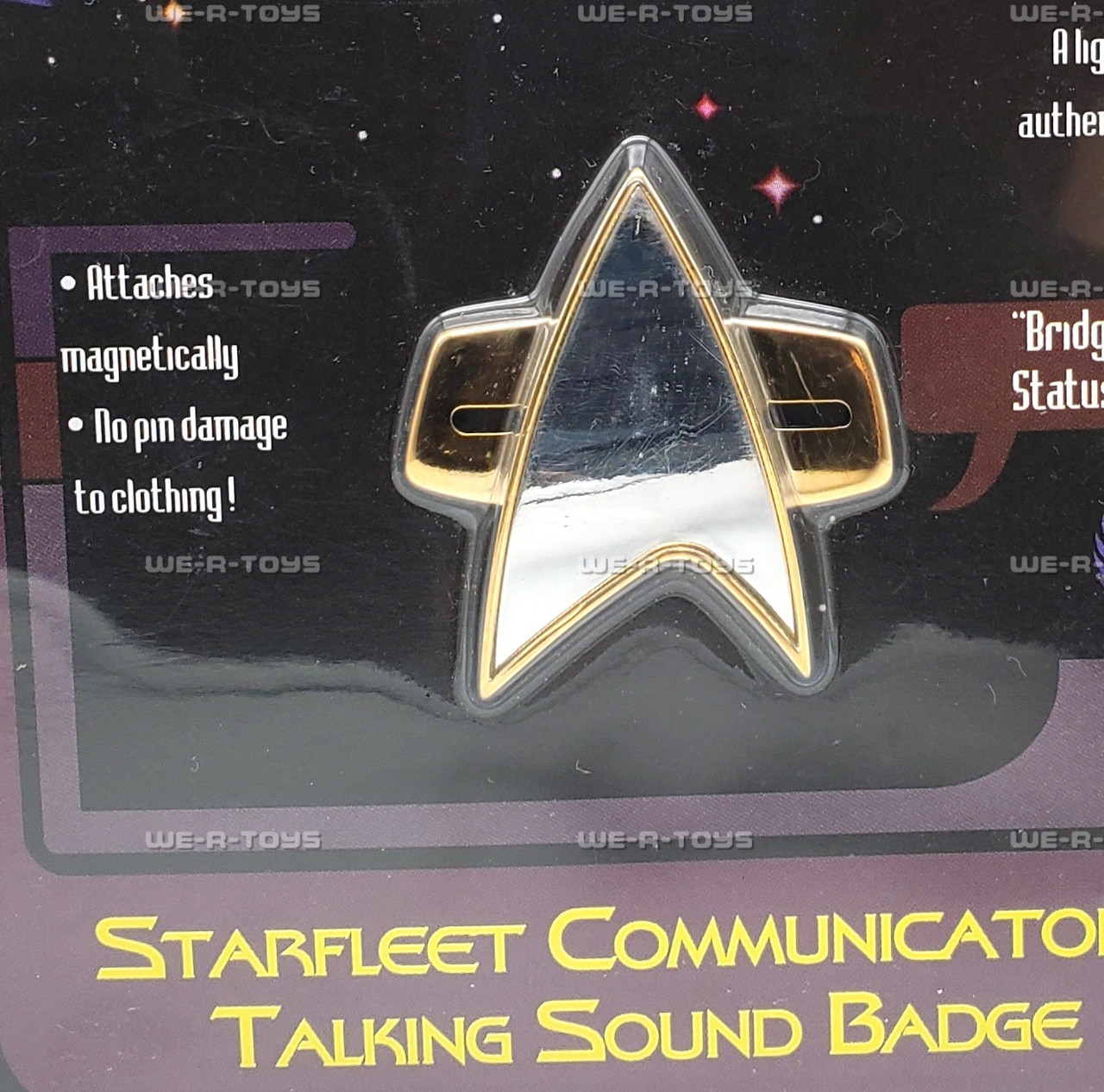 Badge Star Trek Voyager Smiffys – Accessoire Déguisement Adulte, Taille Unique, Pour Cosplay Et Fêtes