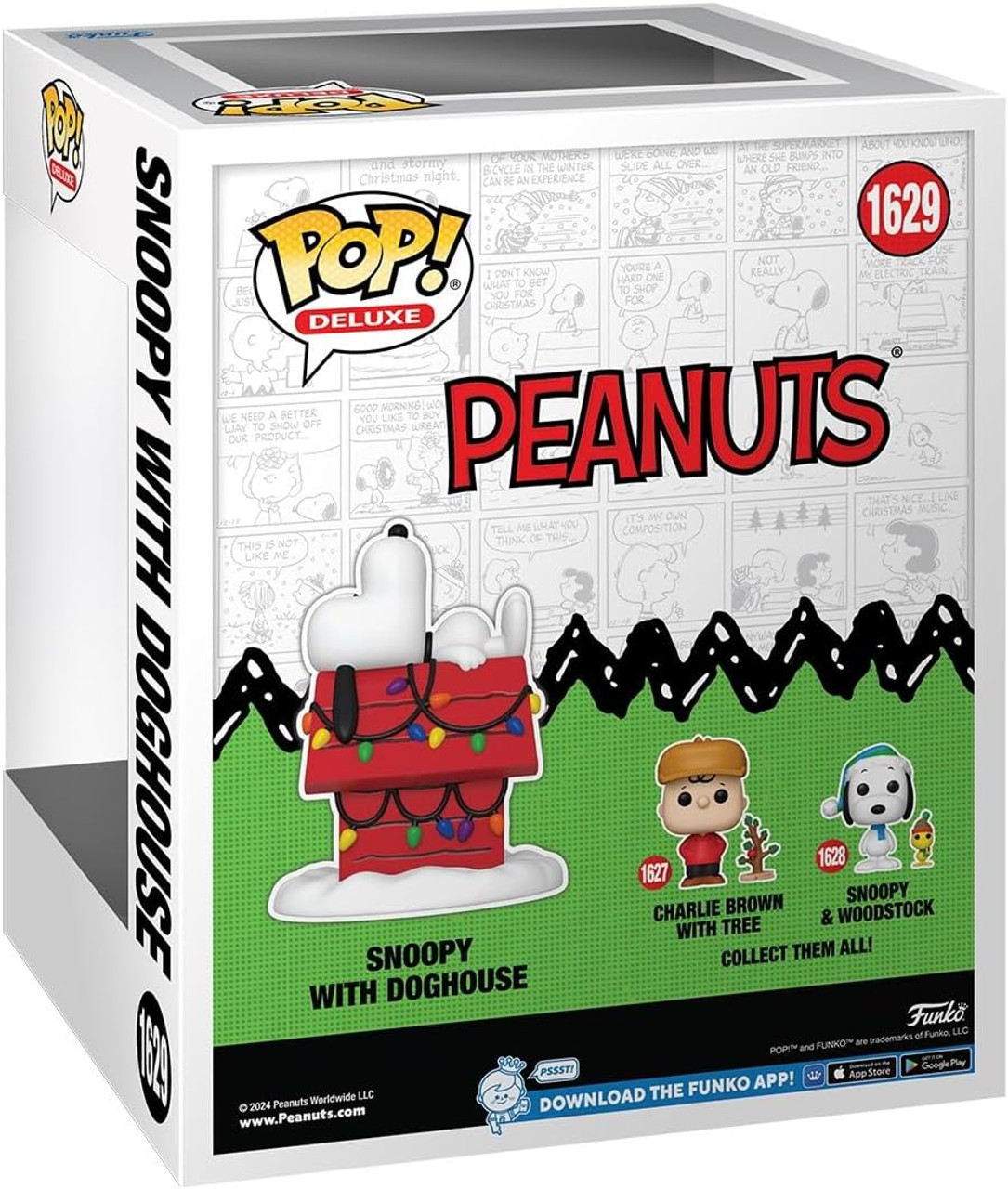Funko Pop Deluxe 1629 Peanuts Christmas Snoopy with Doghouse