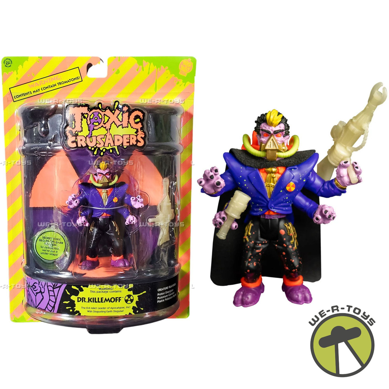 Toxic Crusaders Dr. Killemoff 5 Inch Action Figure 2024 Trick or