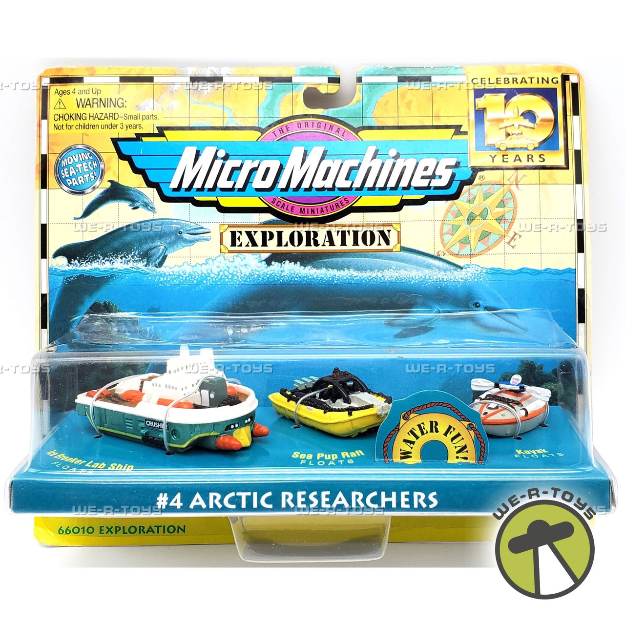 Micro Machines Exploration #4 Arctic Researchers Vehicles 1997