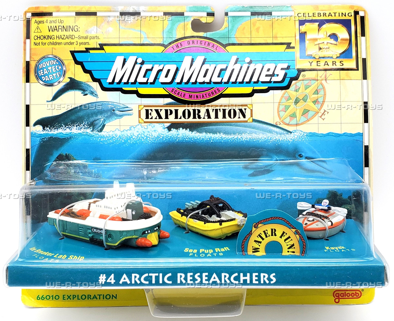 Micro Machines Exploration #4 Arctic Researchers Vehicles 1997