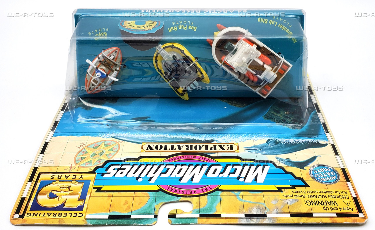 Micro Machines Exploration #4 Arctic Researchers Vehicles 1997
