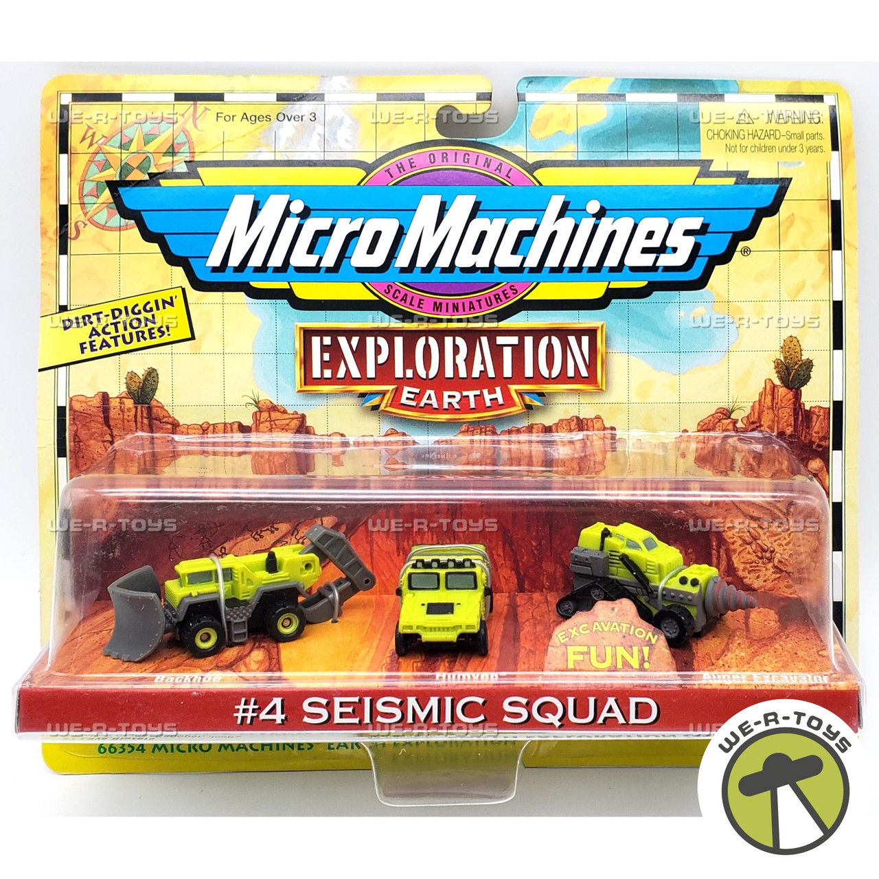 Micro Machines Exploration Earth #4 Seismic Squad Set 1998