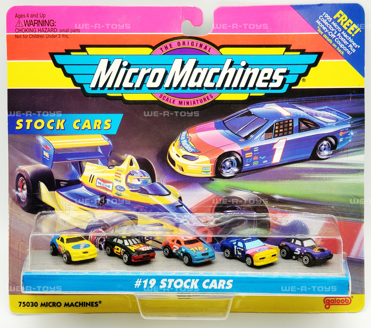 Micro Machines #19 Stock Cars Collection 1994 Galoob 75030 NEW