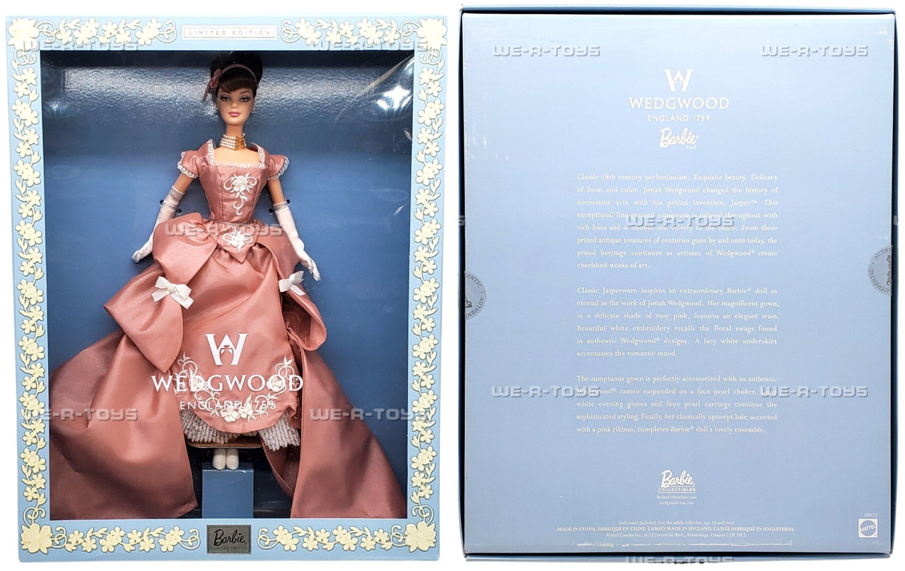 Barbie Wedgewood Lot of 2 Limited Edition Dolls Mattel 50823 and