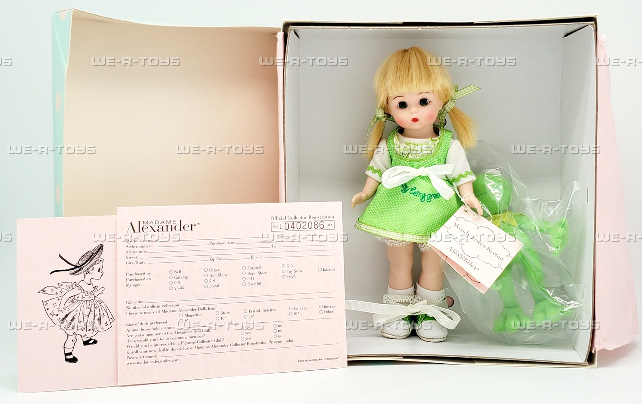 Madame Alexander Wendy Lover Kermit Doll No. 42615 NEW - We-R-Toys