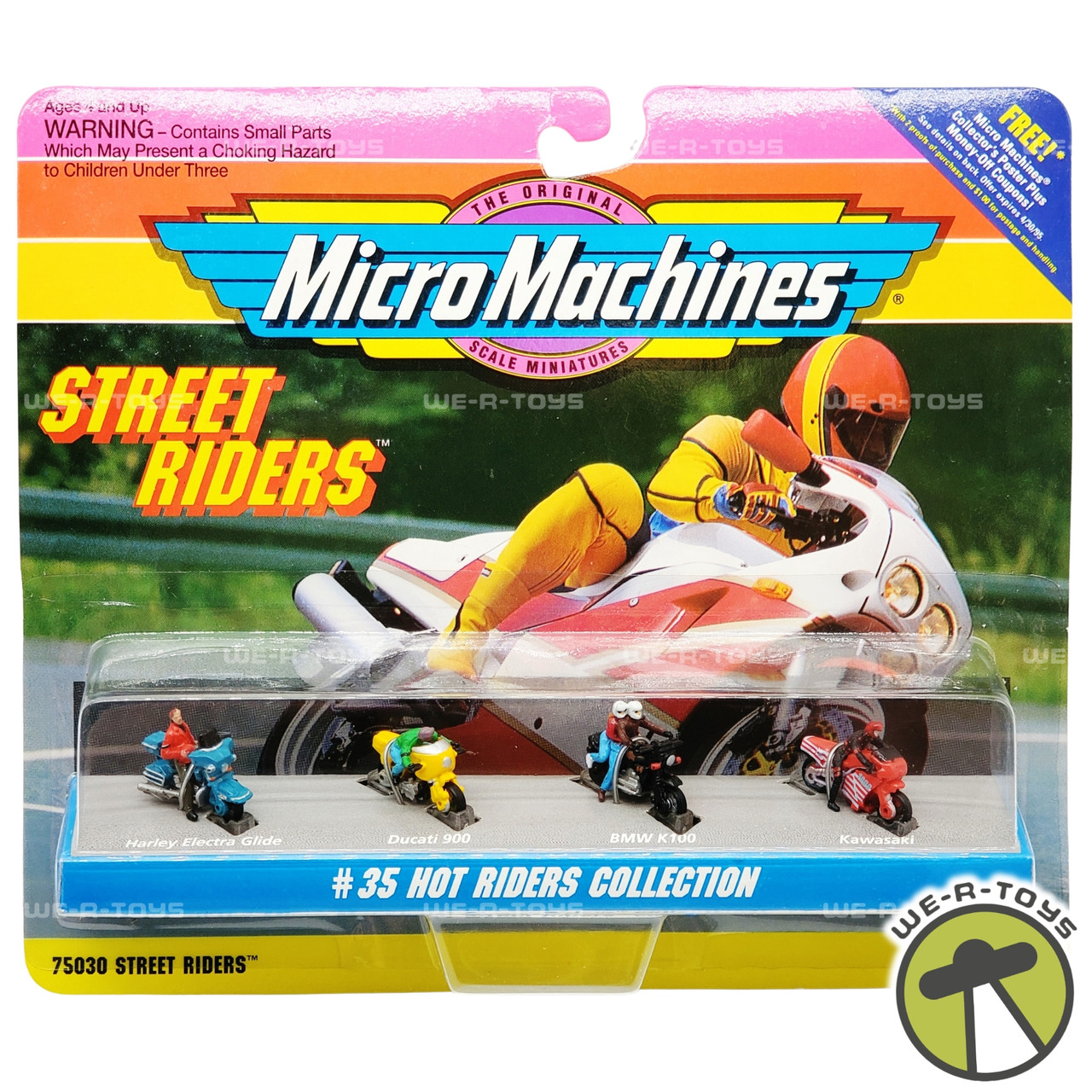 Micro Machines Street Riders #35 Hot Riders Collection 1993 Galoob ...