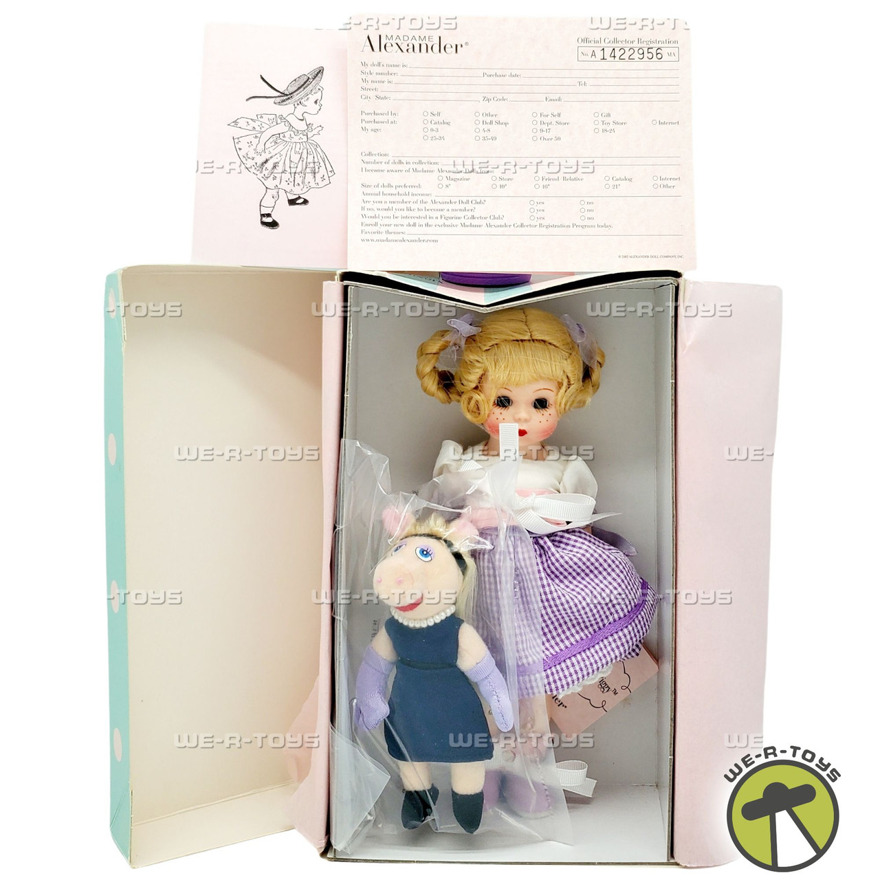 Madame Alexander Wendy Loves Miss Piggy Doll No. 48685 NEW - We-R-Toys