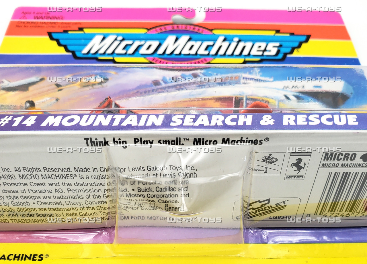Micro Machines #14 Mountain Search & Rescue Collection 1995 Galoob