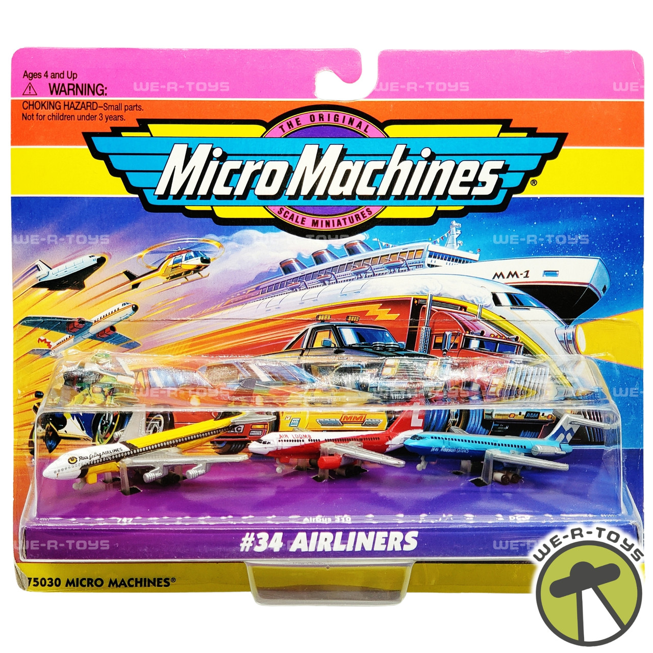Micro Machines #34 Airliners Collection 1995 Galoob 75030 NEW - We