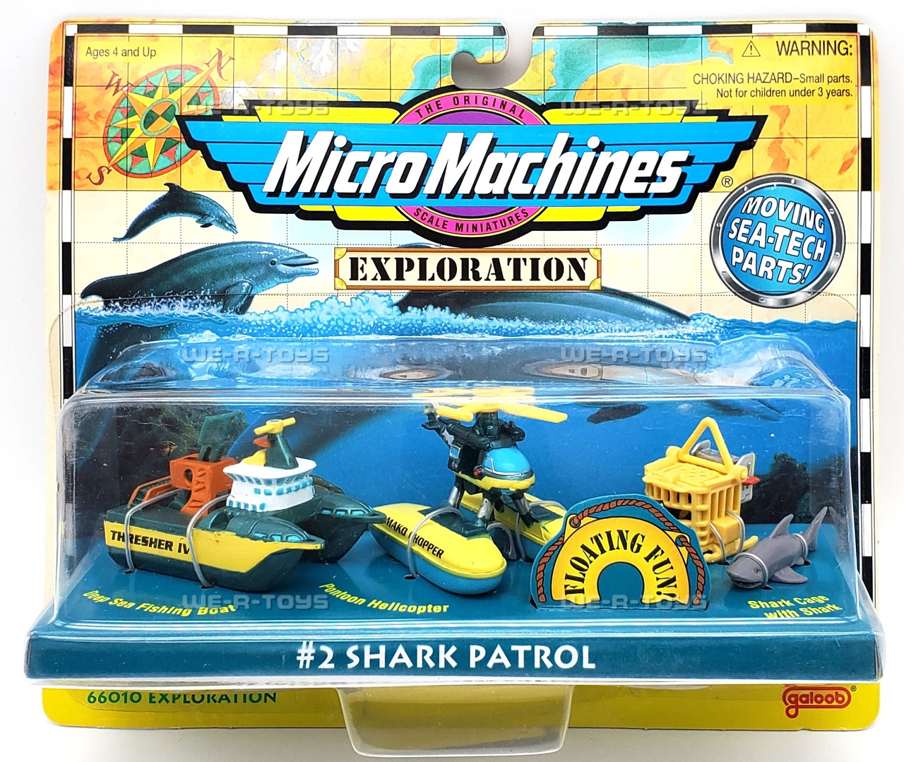 Micro Machines Exploration #2 Shark Patrol Set 1995 Galoob No