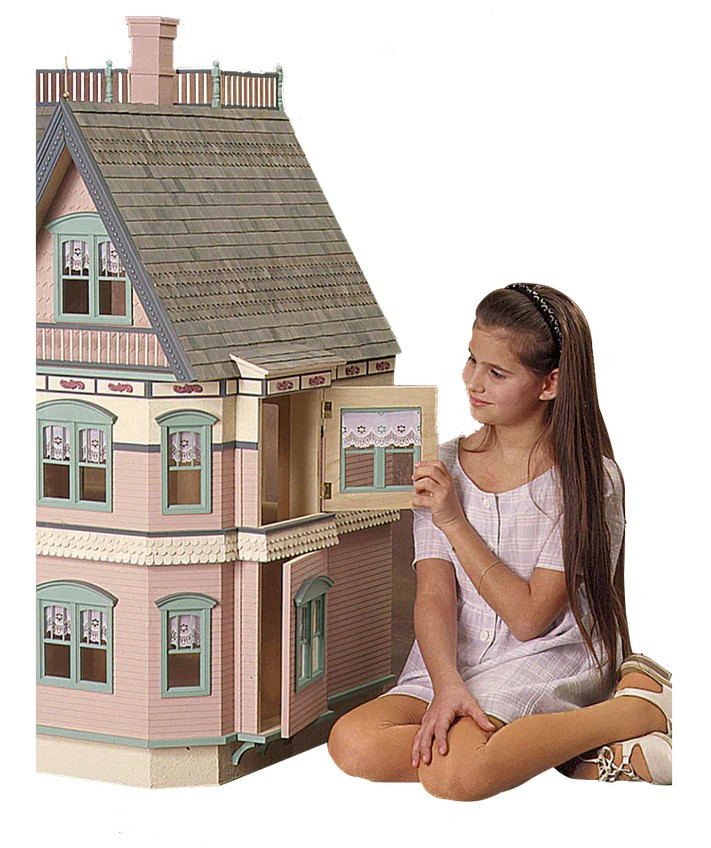 Real Good Toys The Queen Anne Miniature Doll House Model HS-6600