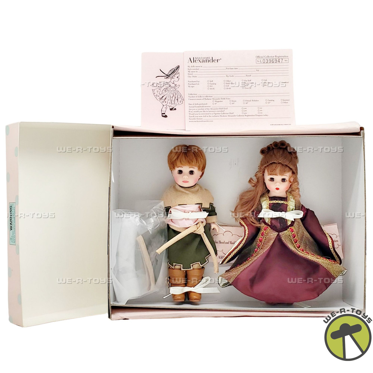 Madame Alexander Robin Hood and Maid Marion Doll Set 42555 - We-R-Toys