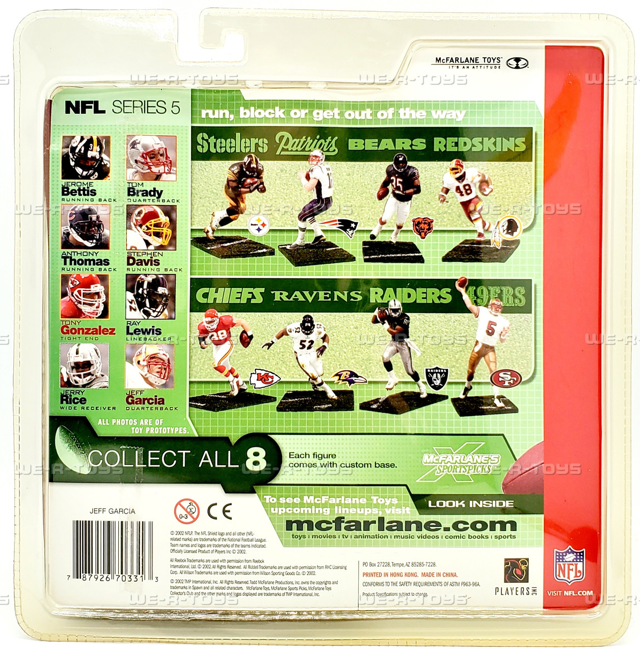 McFarlane's Sports Picks Jeff Garcia Quarterback Action Figures