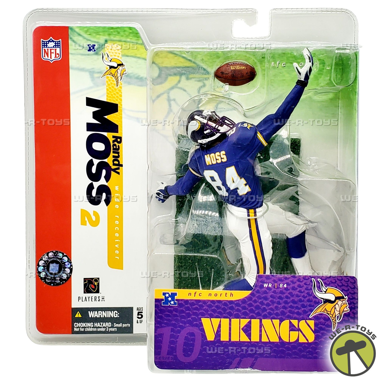 NFL Vikings No. 84 Wide Receiver Randy Moss 2004 McFarlane 74221