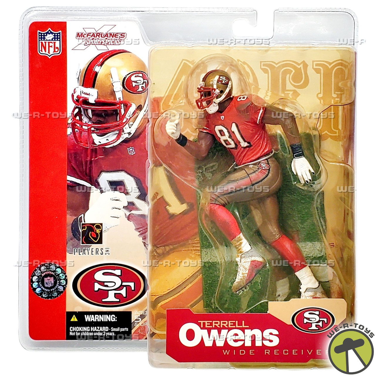 NFL San Francisco 49ers Wide Receiver No.81 Terrell Owens